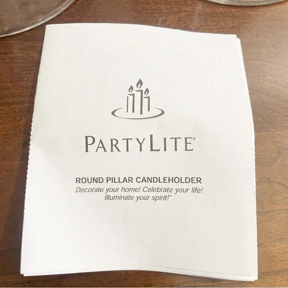 PARTYLITE ELEGANCE STEMMED PILLAR HOLDERS 6” & 9” SET NEW In Box Retired - Picture 5 of 8